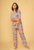 Colorful Flowers Full Sleeve Pyjama Set