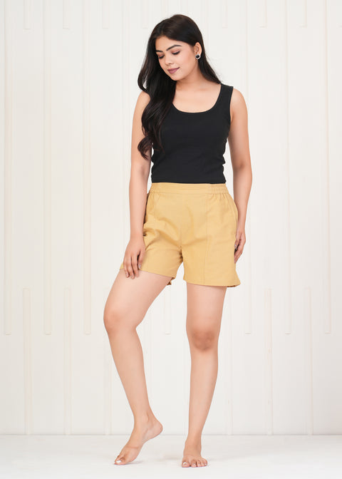 Women's Camel Shorts