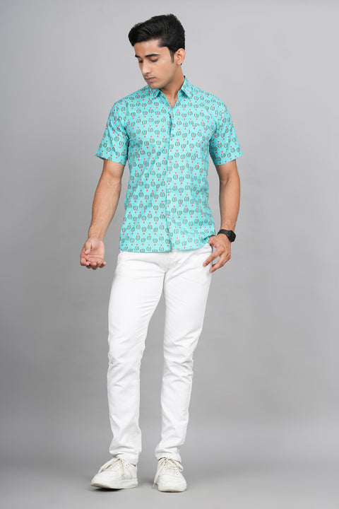 Parachute Adventure: Jaipuri Block Print Shirt