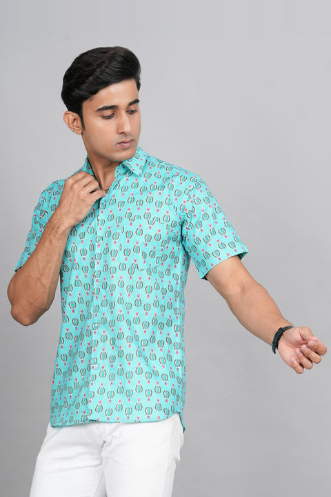 Parachute Adventure: Jaipuri Block Print Shirt