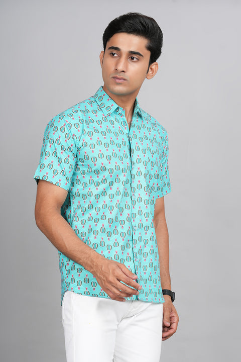 Parachute Adventure: Jaipuri Block Print Shirt