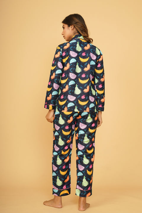 Fruit Pattern Combo Night Wear Set
