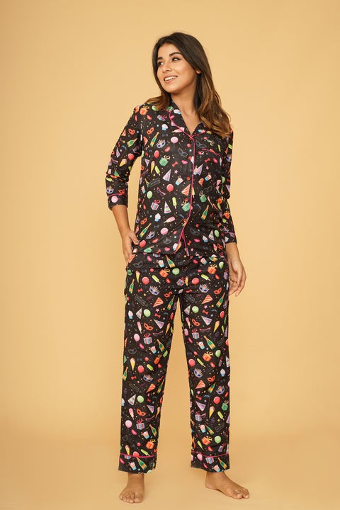 Party Props Combo Night Wear Set