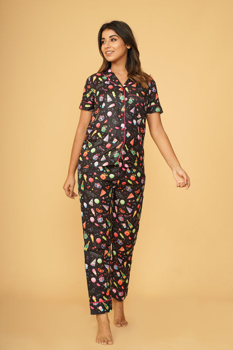 Party Props Combo Night Wear Set